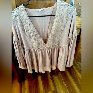 Cute tan blouse